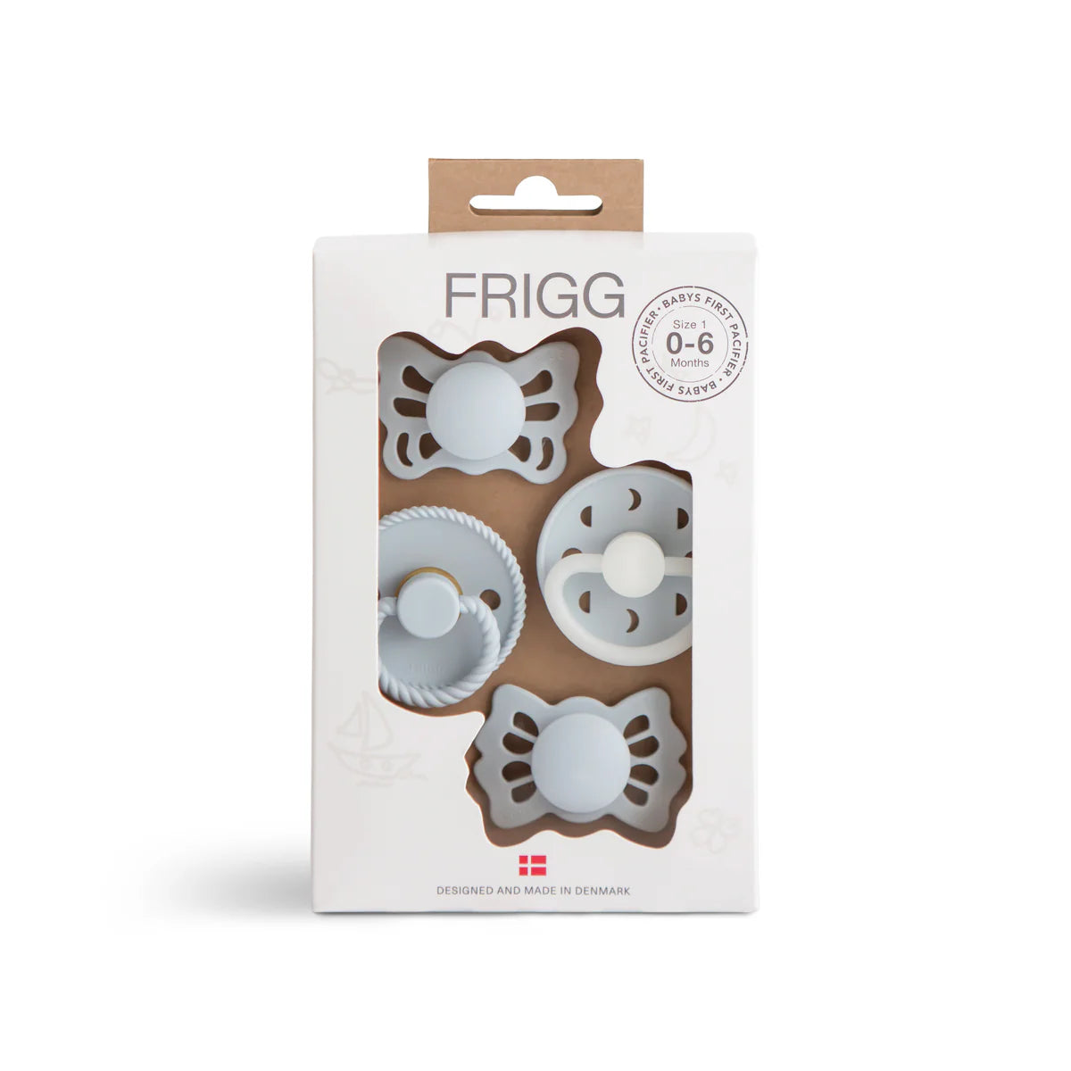 FRIGG 1st Pacifier Set