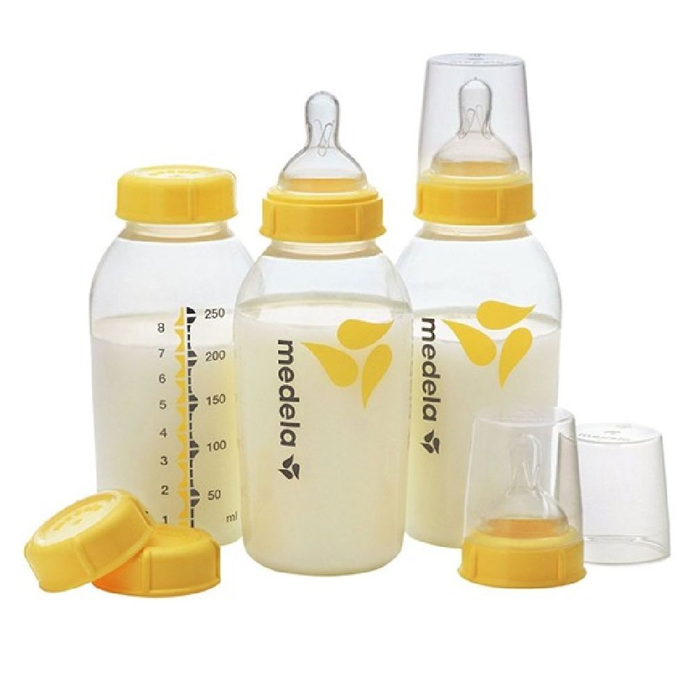 Medela Breastmilk Bottle 250ml with Teat 3pk