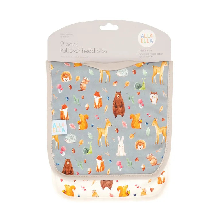 Pullover Bib - Forest- 2 Pack