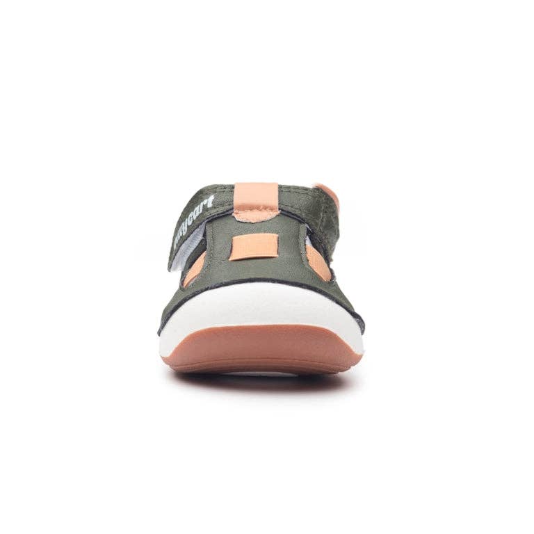 Forrest Green and Tan Baby and Toddler Unisex Sandals