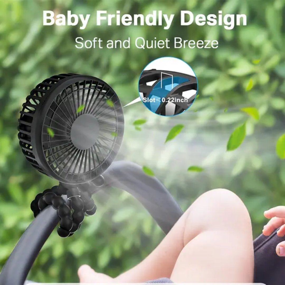 Rechargeable Portable Pram Fan