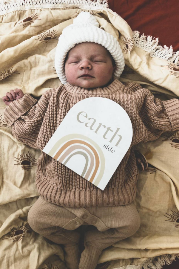 Somewhere Over the Rainbow | Baby Milestone Cards
