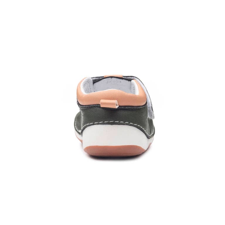 Forrest Green and Tan Baby and Toddler Unisex Sandals