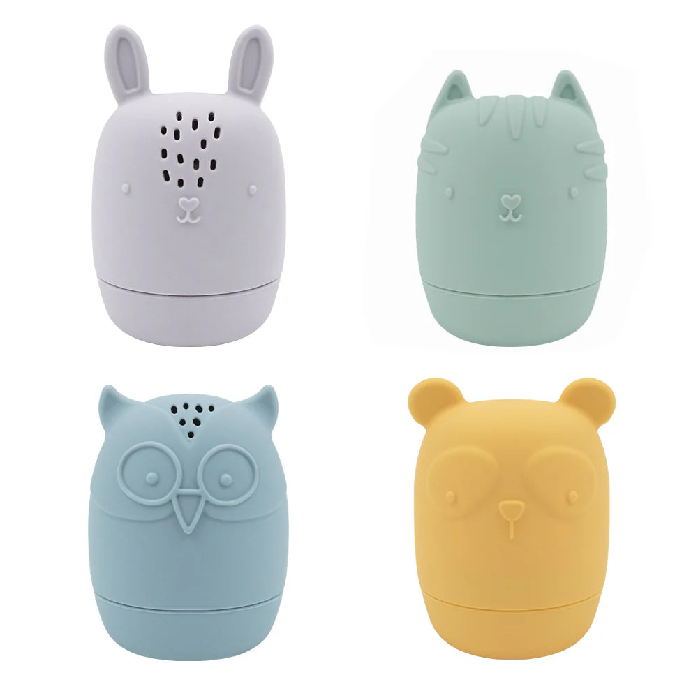 4 Pack Silicone Bath Buddies