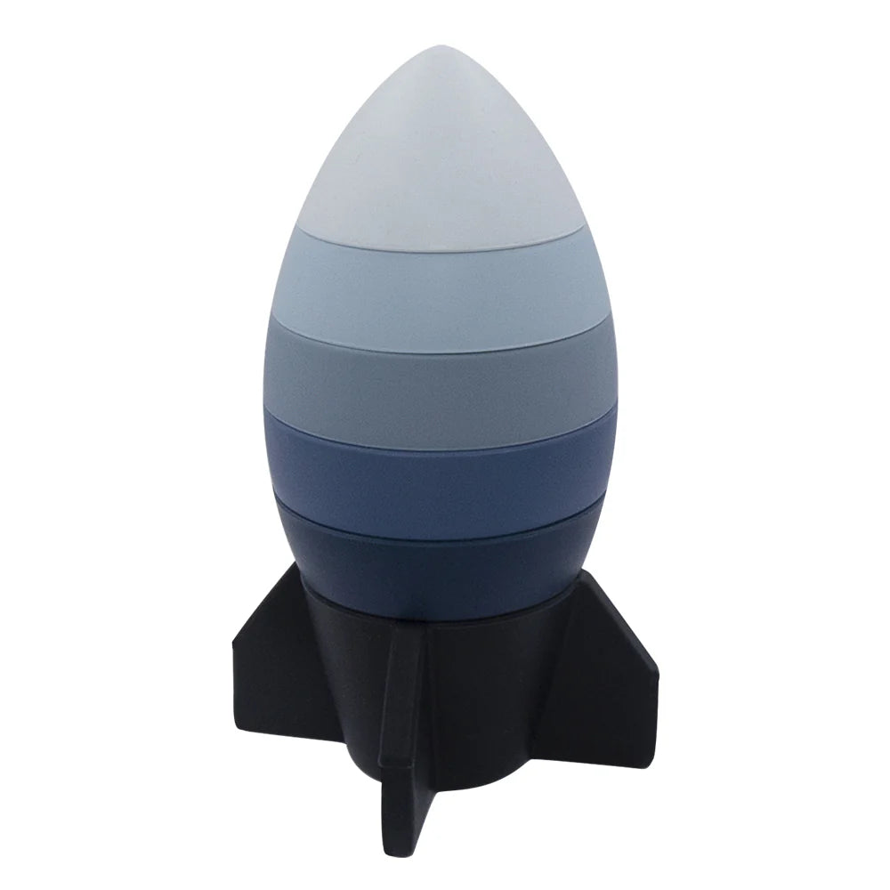 Silicone Rocket Stacking Tower