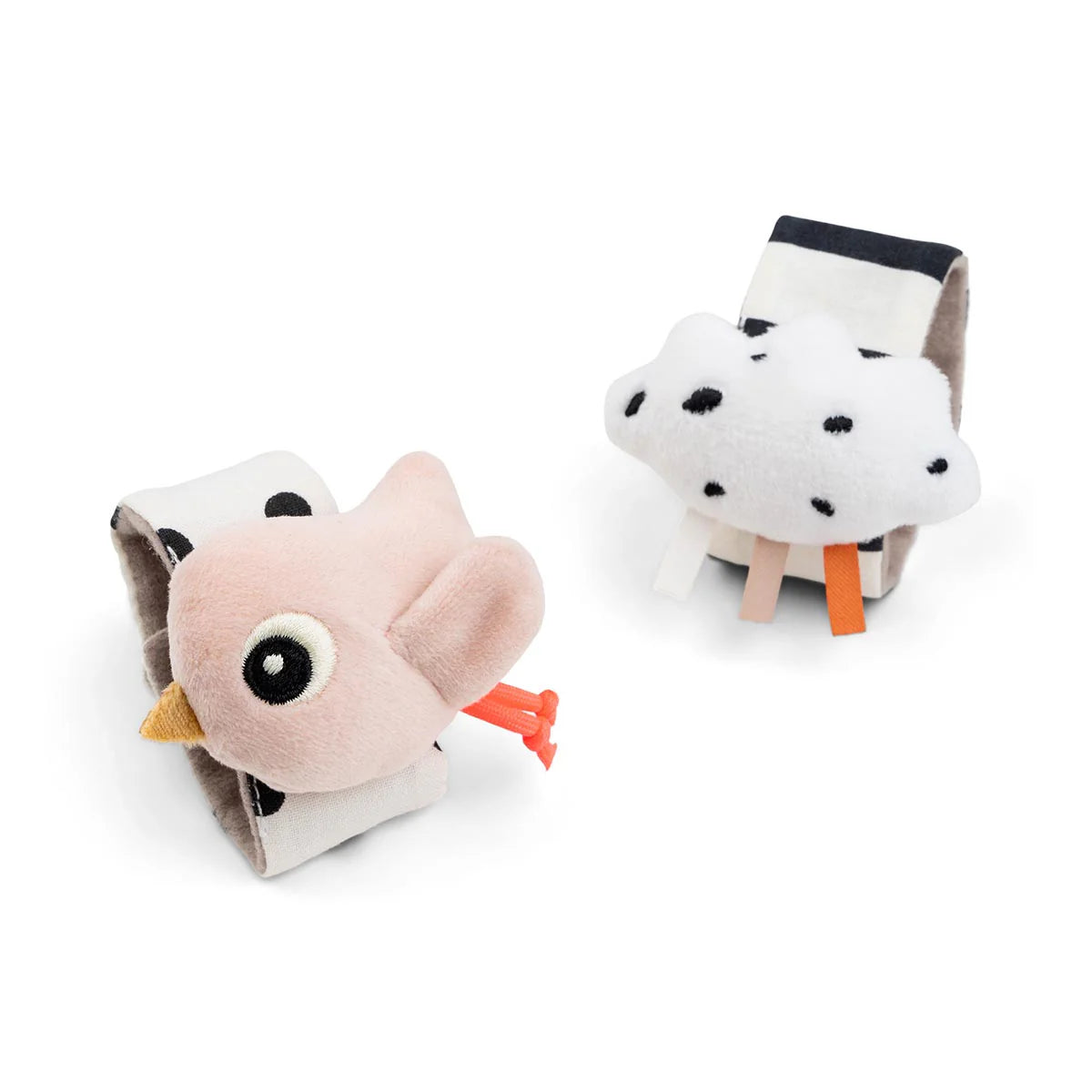 Wrist Rattle 2pc Clouds