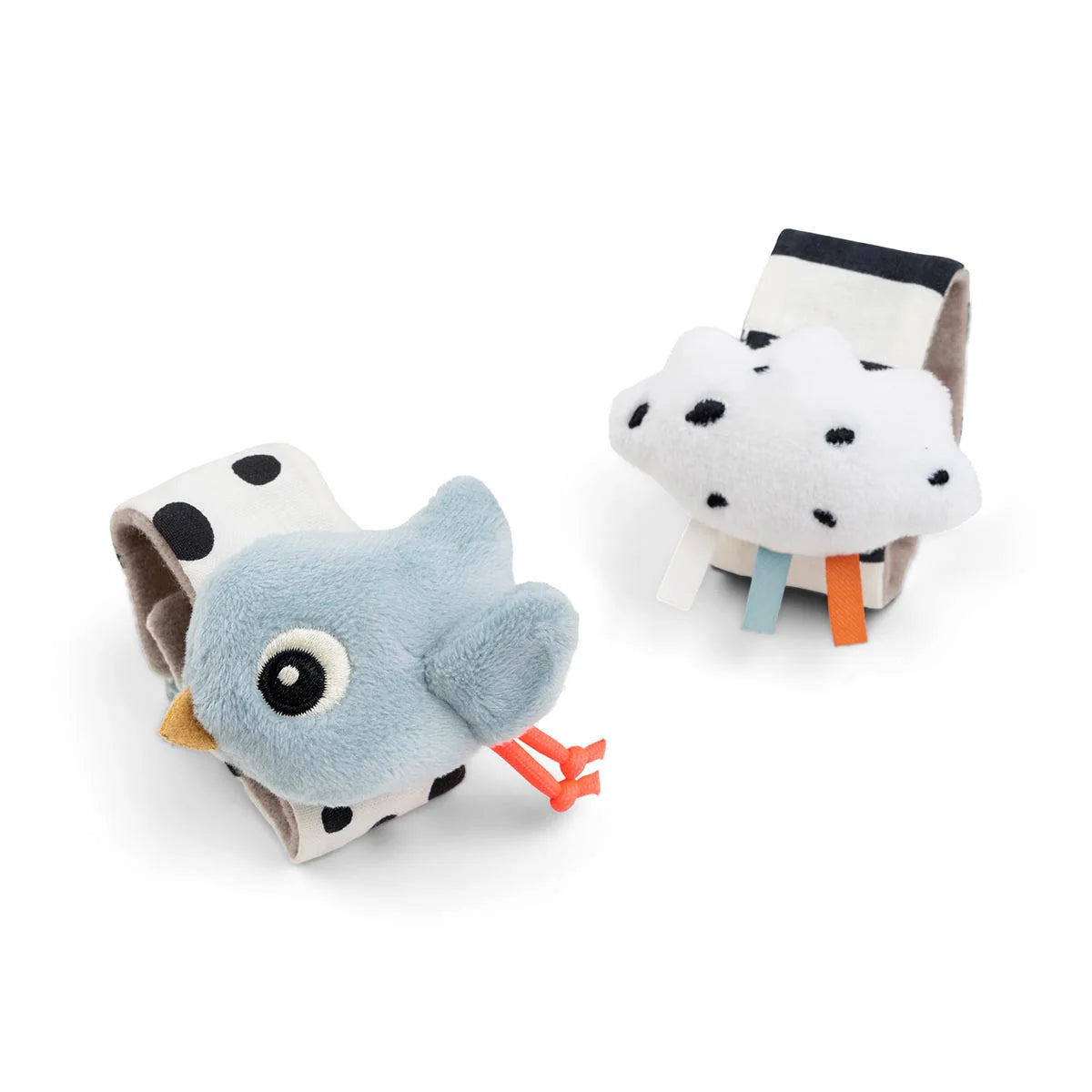 Wrist Rattle 2pc Clouds