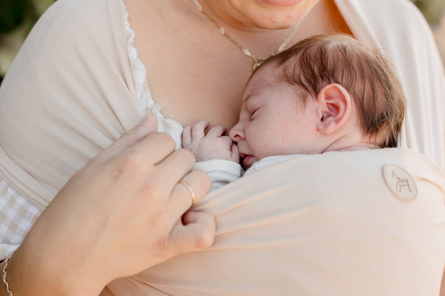 Baby Wrap Carrier - Beige/Oat