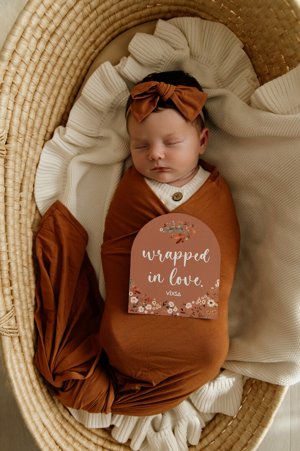 Chestnut Bamboo Bow Headband