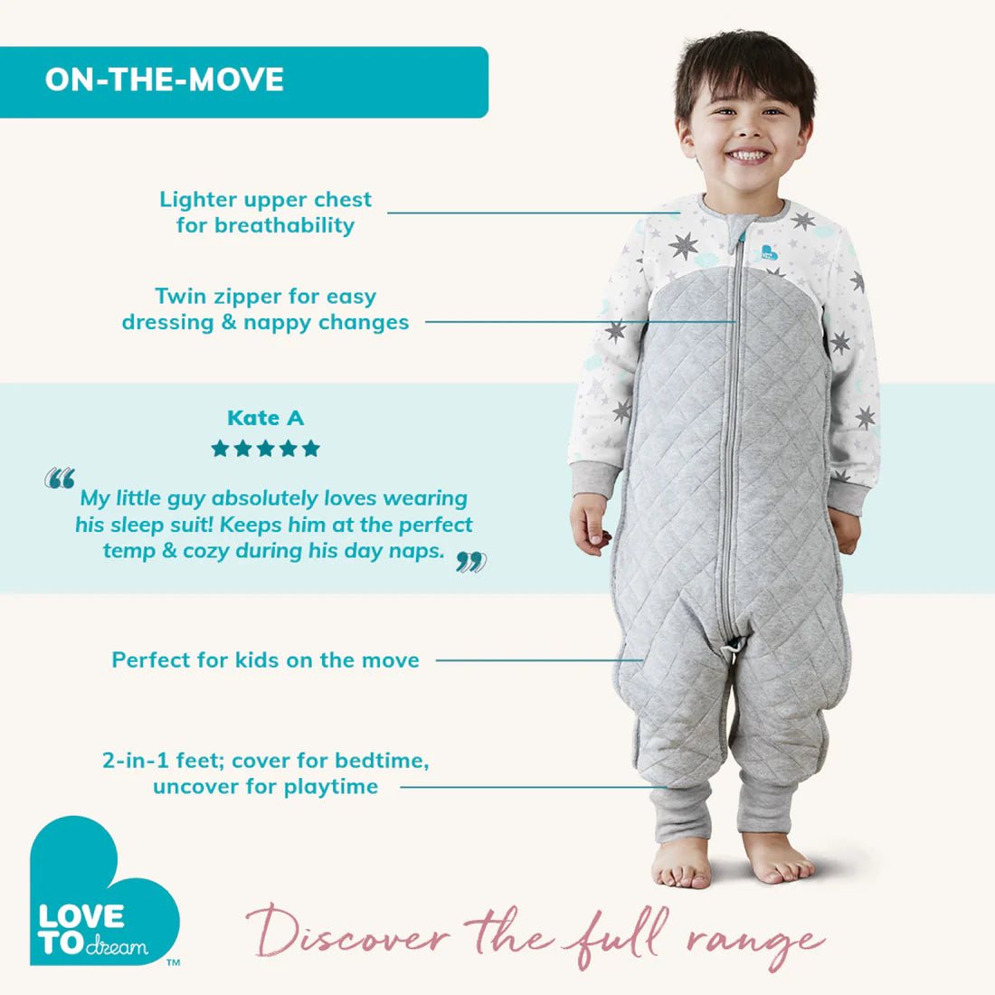 Sleep Suit Long Sleeve 3.5 Tog