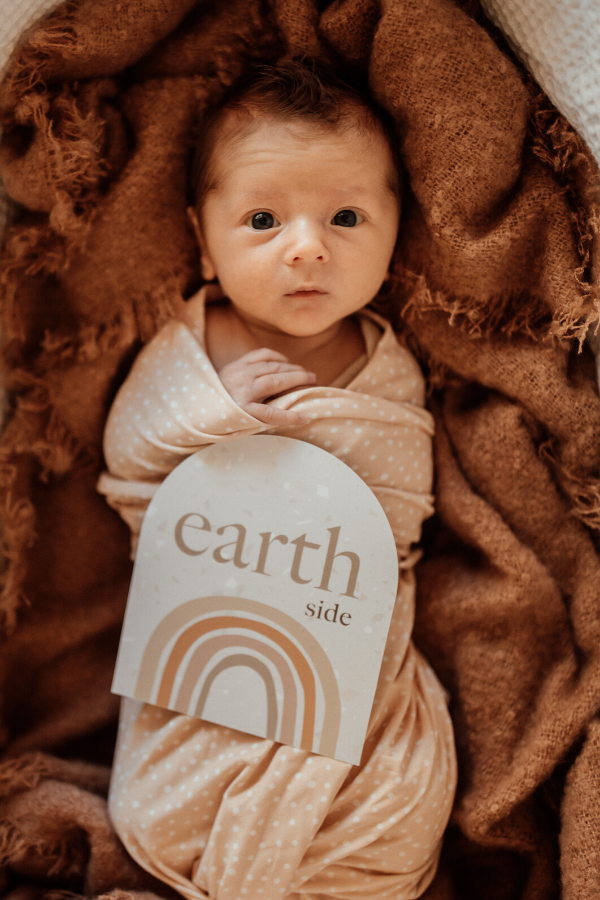 Somewhere Over the Rainbow | Baby Milestone Cards