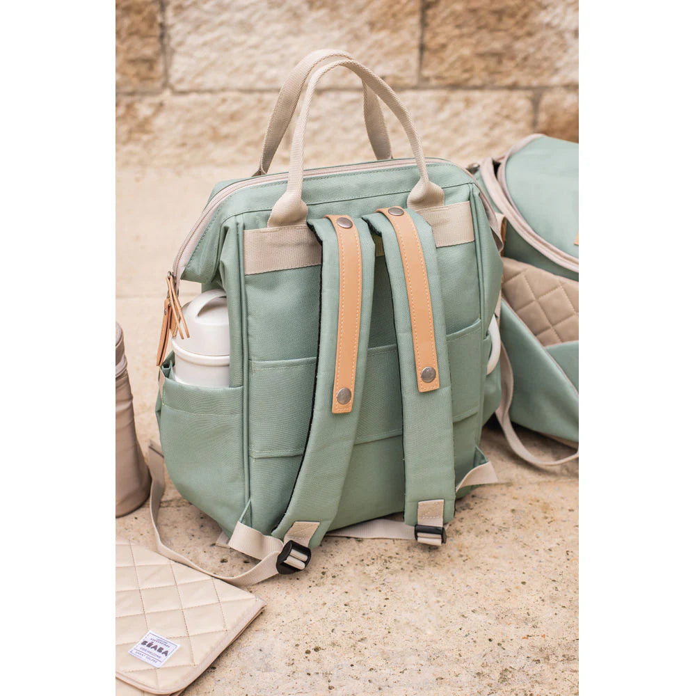 Wellington Nappy Bag Backpack - Sage Green