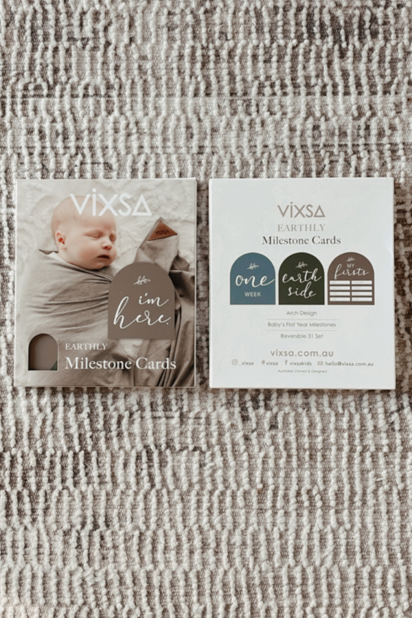 Earthly | Baby Milestone Cards