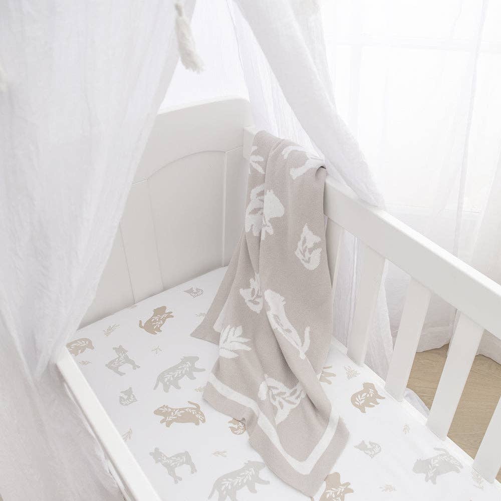 2-pack Bedside Bassinet Fitted Sheets - Bosco Bear