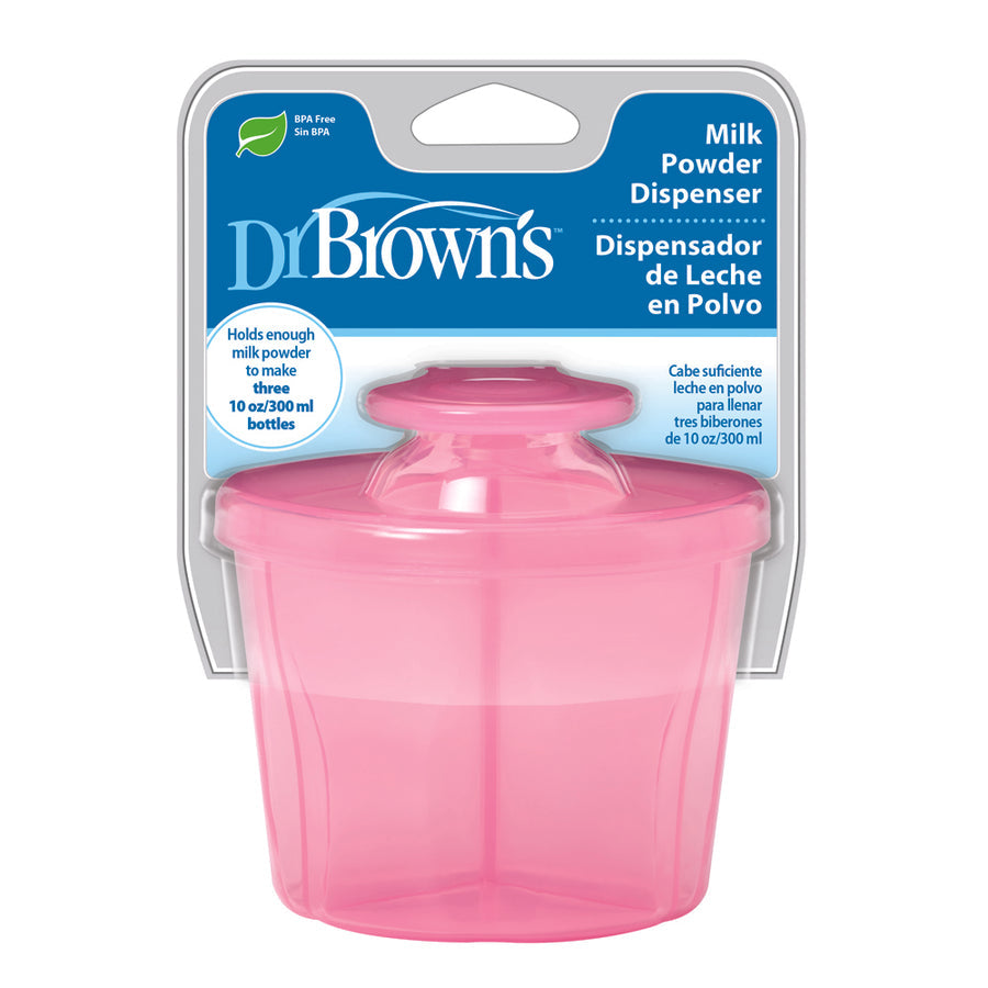 Dr Browns Milk Powder Container and Dispenser Pink
