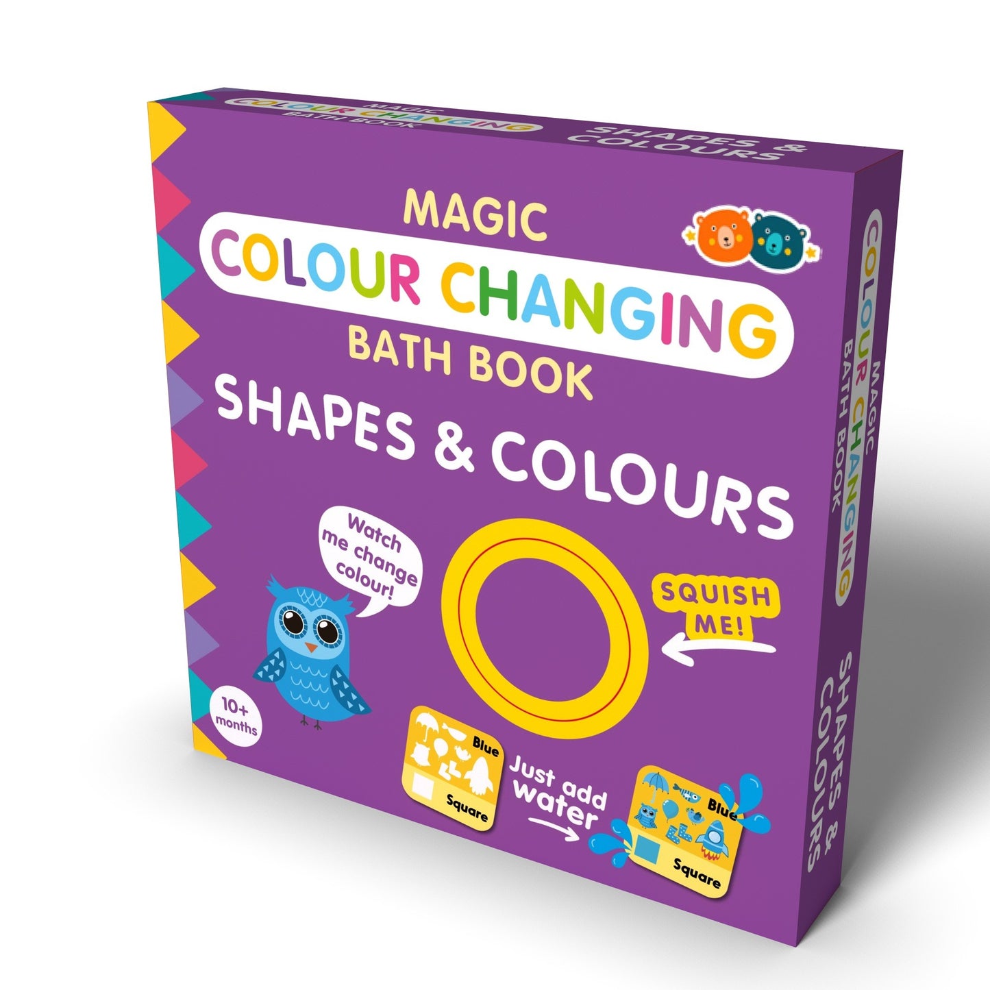 MAGIC COLOUR CHANGING BATH BOOK - SHAPES & COLOURS