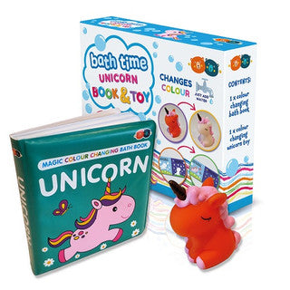 Magic Colour Changing Bath Book Unicorn