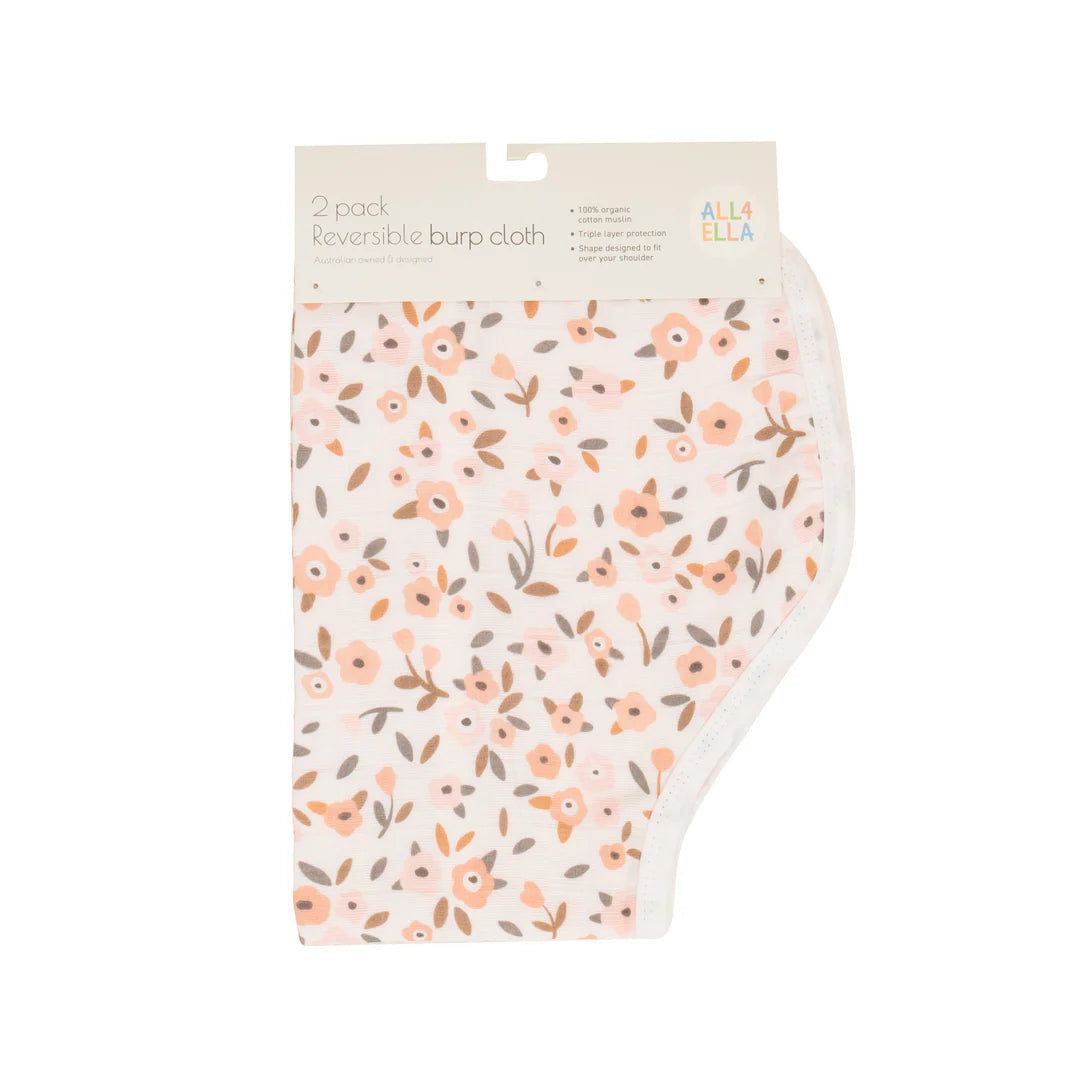 Reversable burp Cloth