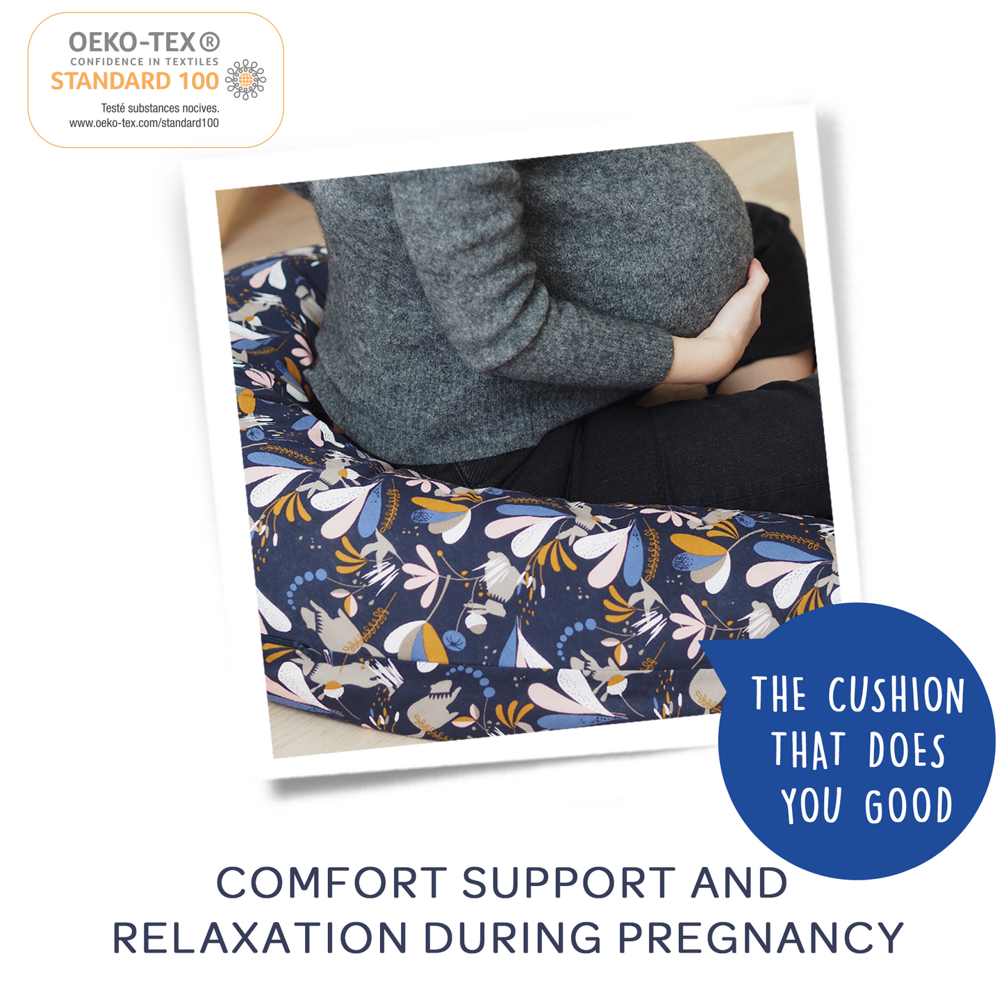 Red Castle Big Flopsy Maternity & Nursing Pillow - Print Jersey Lorena