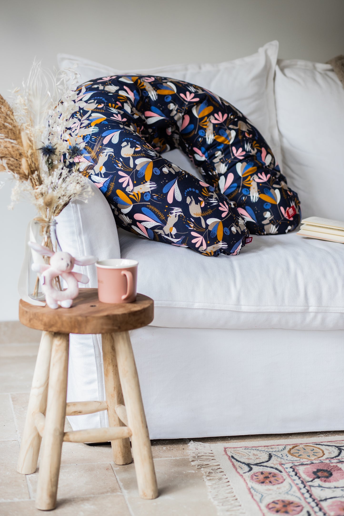 Red Castle Big Flopsy Maternity & Nursing Pillow - Print Jersey Lorena
