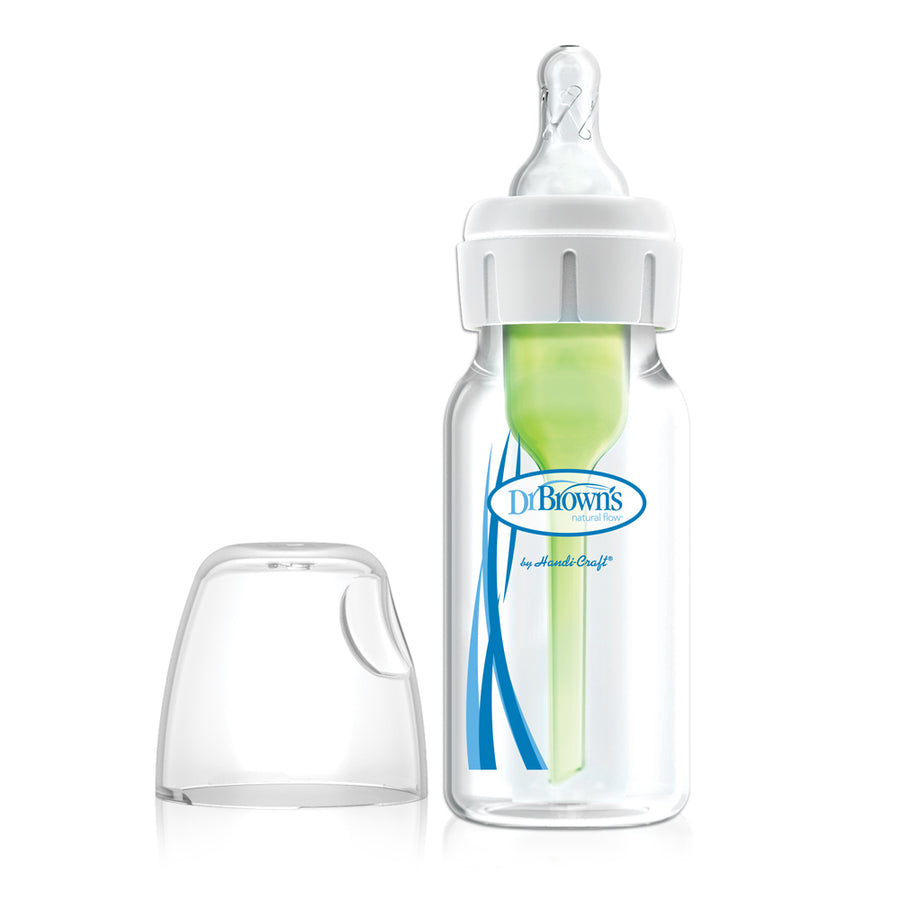 DR BROWN'S OPTIONS+ ANTI COLIC BOTTLE NARROW NECK WITH LEVEL 1 TEAT, 120ML