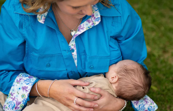 Jo Maree Designs Breastfeeding Work Shirt