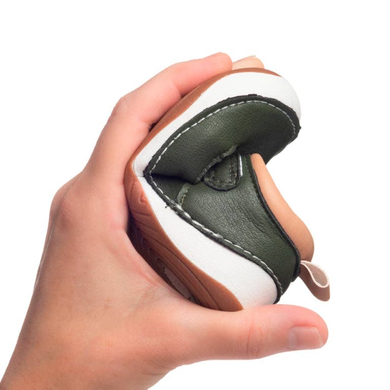 Forrest Green and Tan Baby and Toddler Unisex Sandals