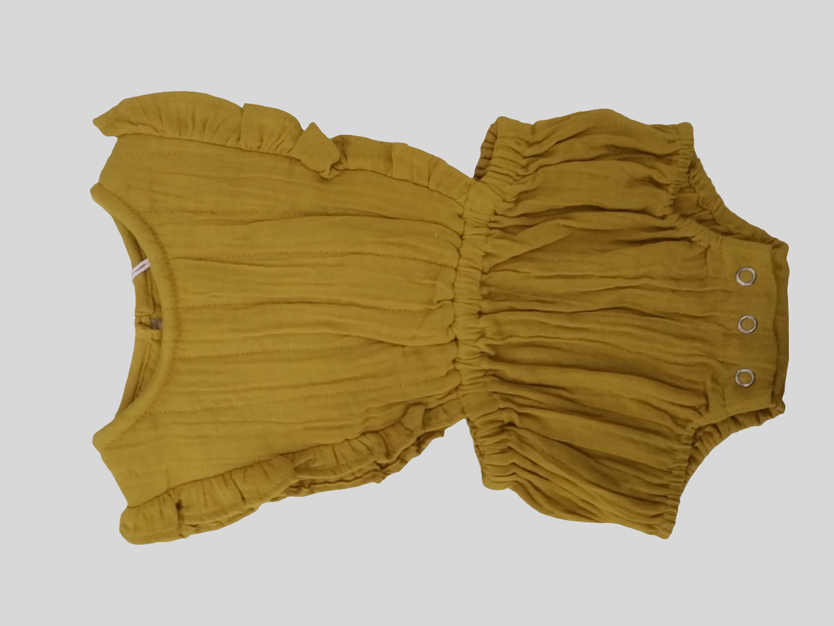 Milla Playsuit Mustard