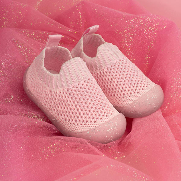 Duckies Slip-On Glitter Pink