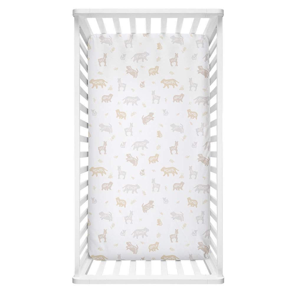 Cot Fitted Sheet - Bosco Bear