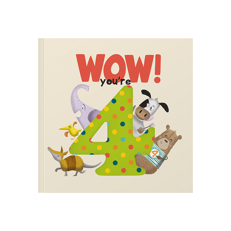 WOW! You’re Four Gift Book