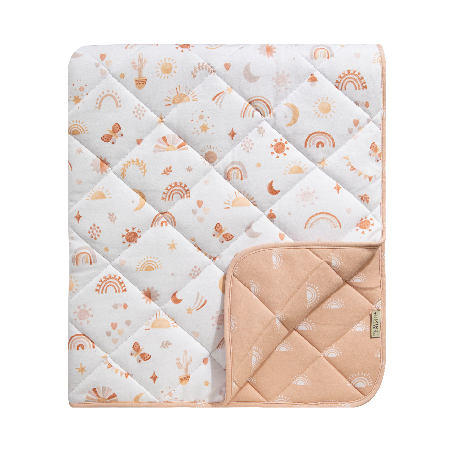 Reversible Jersey Quilted Cot Comforter