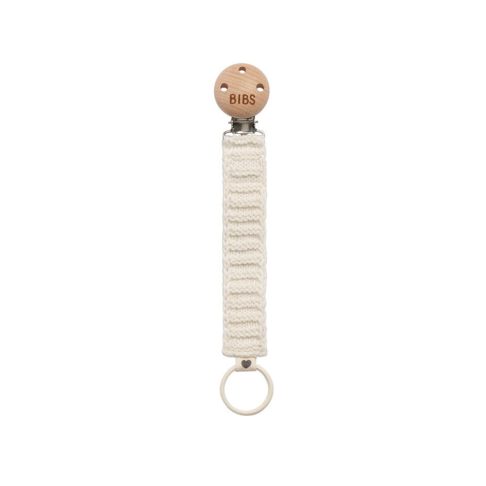 Bibs Knitted Pacifier Clips