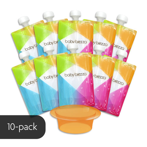 Reusable Baby Food Pouches - 10 Pack