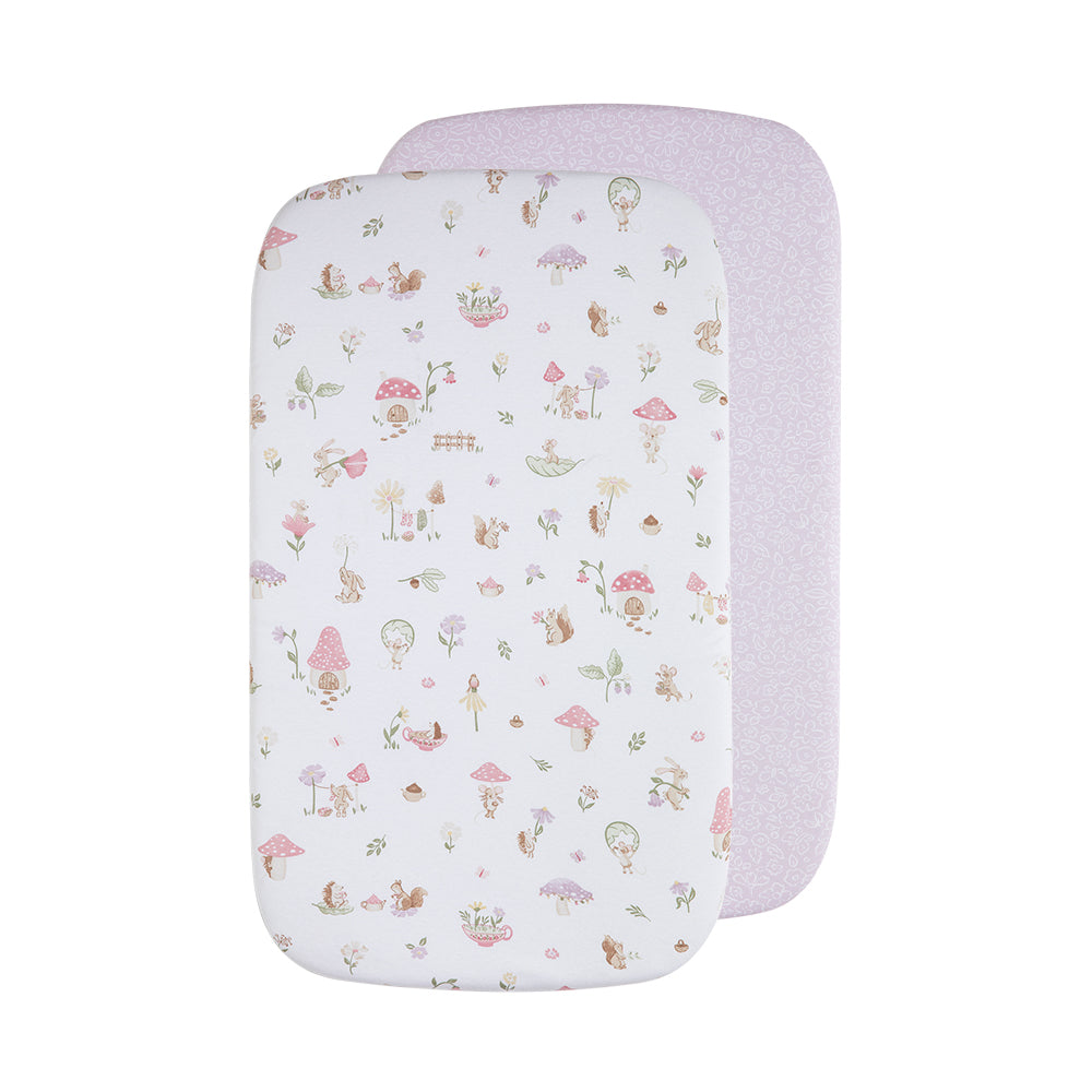 2 Pack Jersey Bedside Sleeper Fitted Sheet