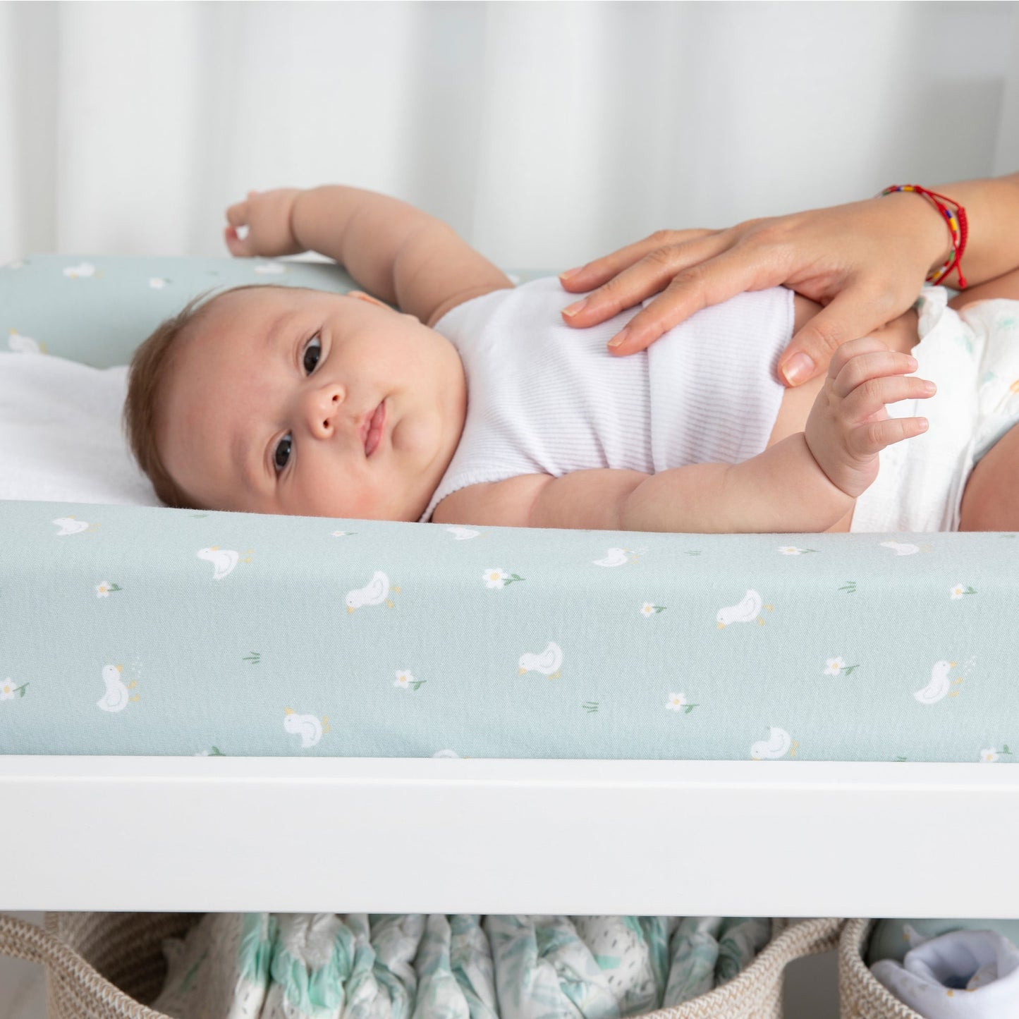 Organic Change Mat Cover - Goosey Goosey