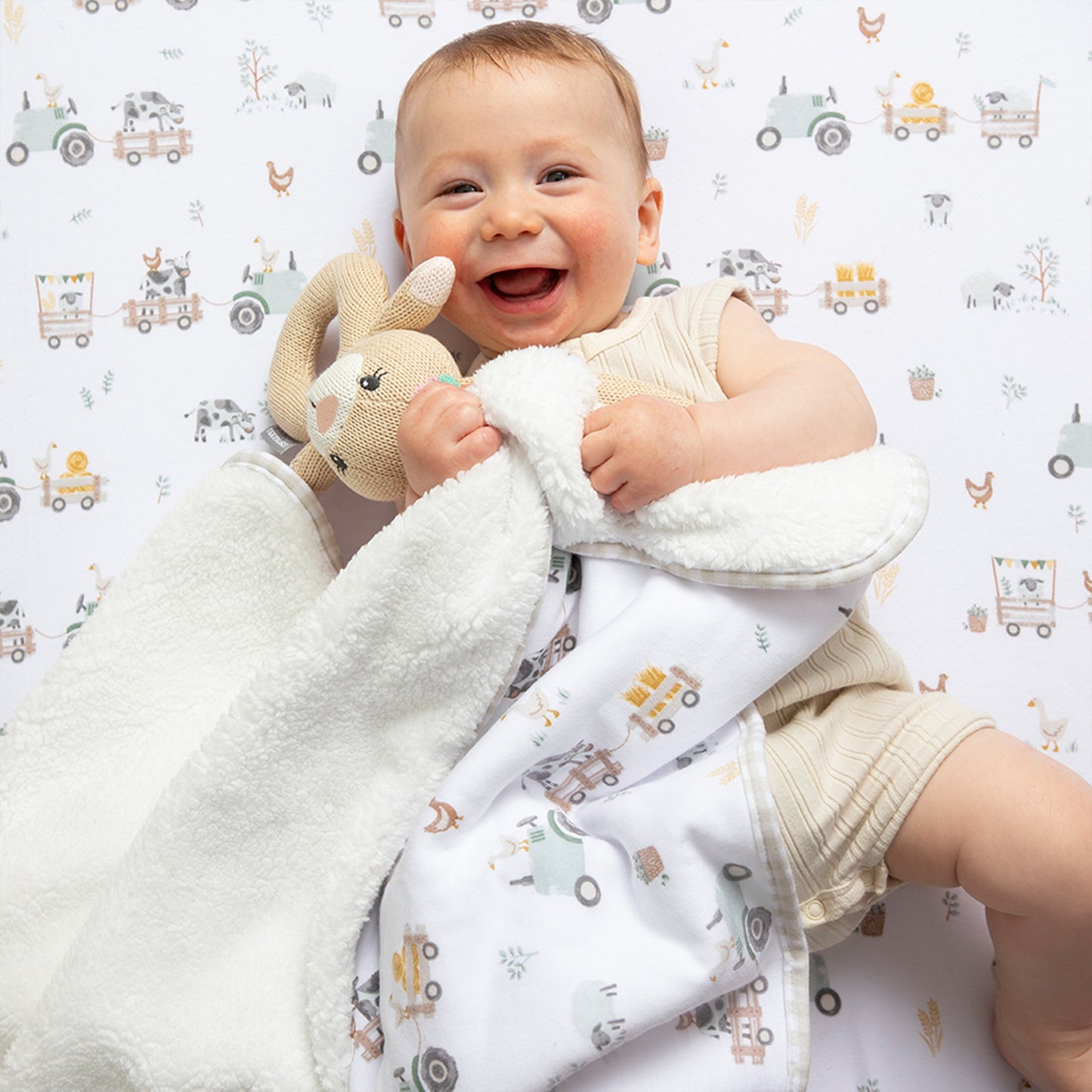 Organic Port-a-Cot Sheet & Pillowcase