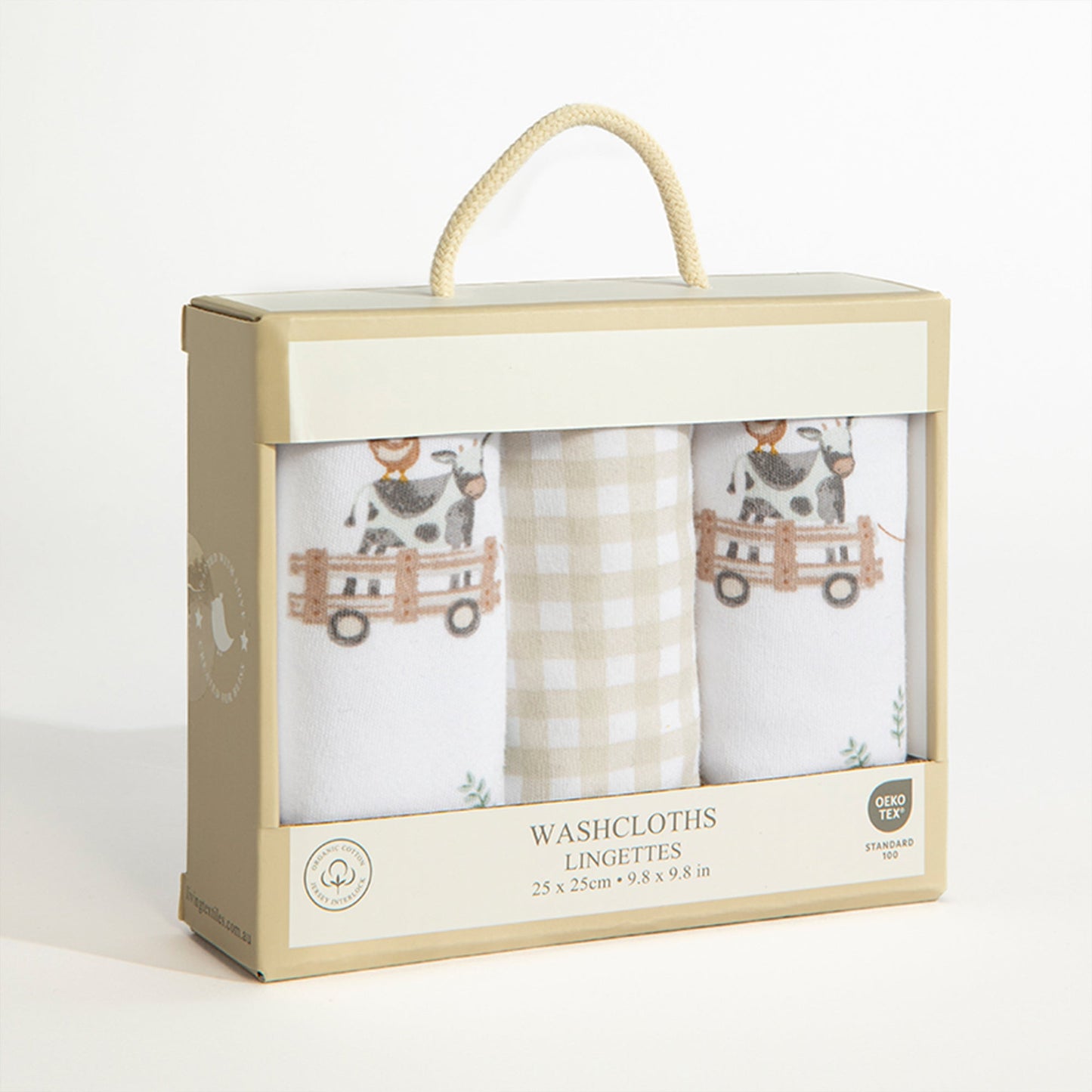 3 Pack Washcloths