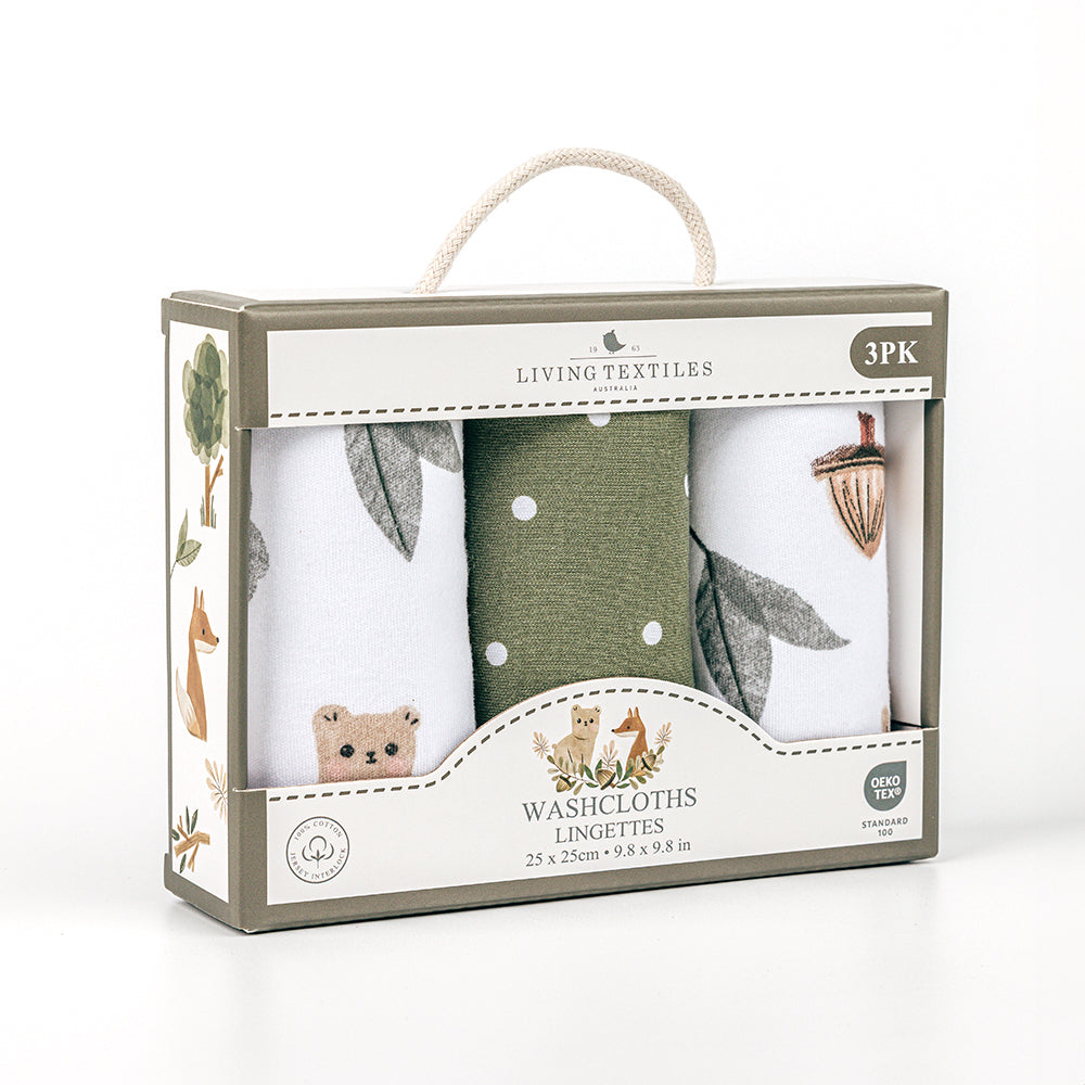 3 Pack Washcloths