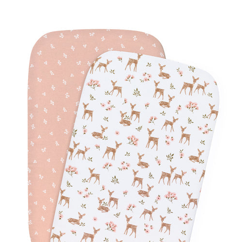 2 Pack Jersey Bedside Sleeper Fitted Sheet