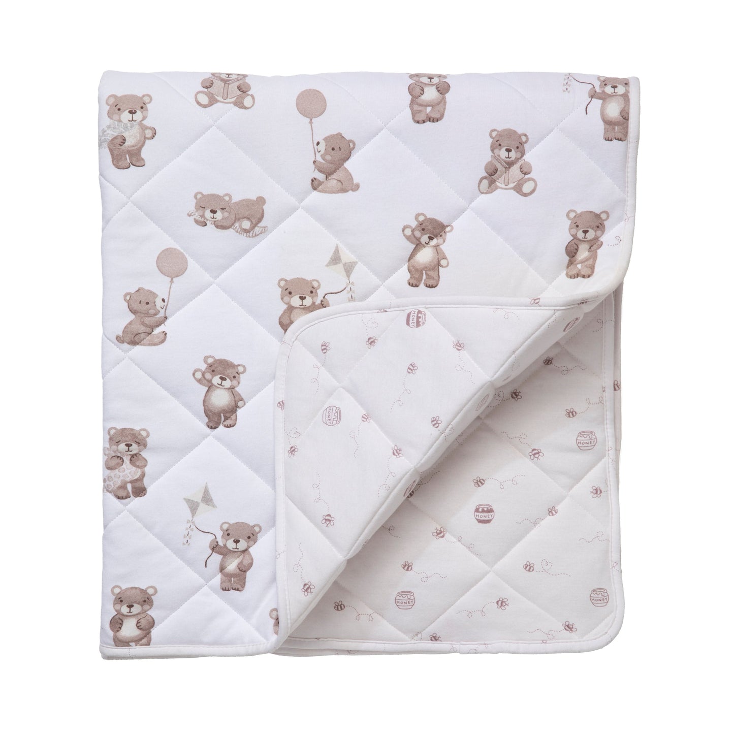 Reversible Jersey Quilted Cot Comforter