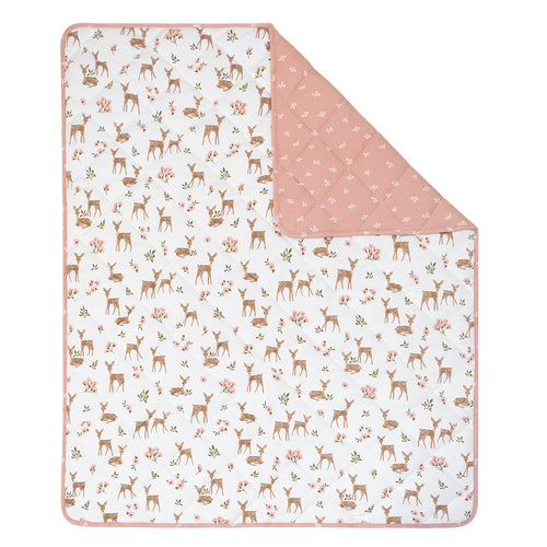 Reversible Jersey Quilted Cot Comforter