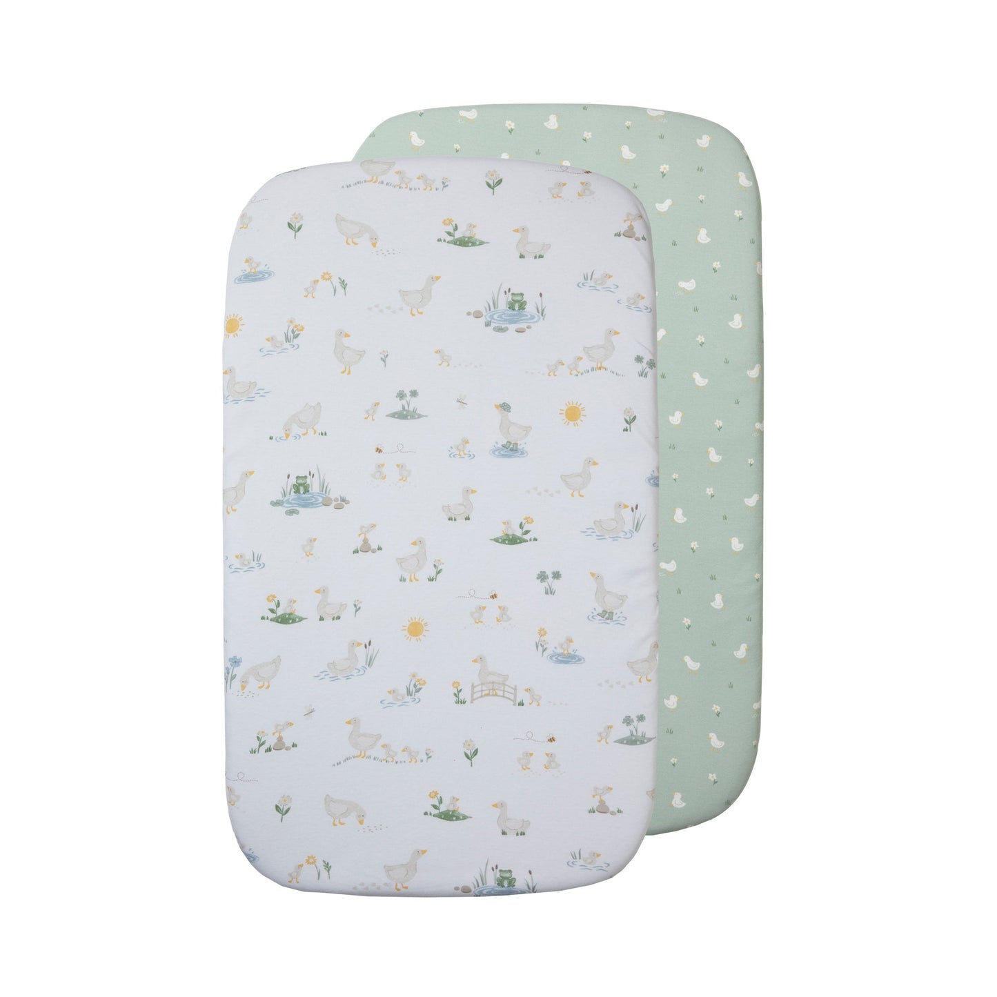 2 Pack Jersey Bedside Sleeper Fitted Sheet