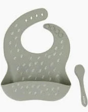 Silicone Bib With Spoon