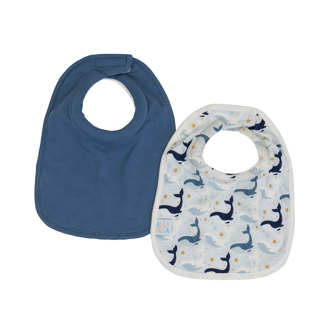 Roll Neck Bibs 2pk
