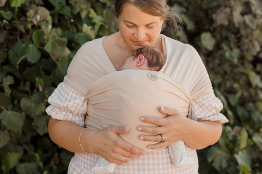 Baby Wrap Carrier - Beige/Oat