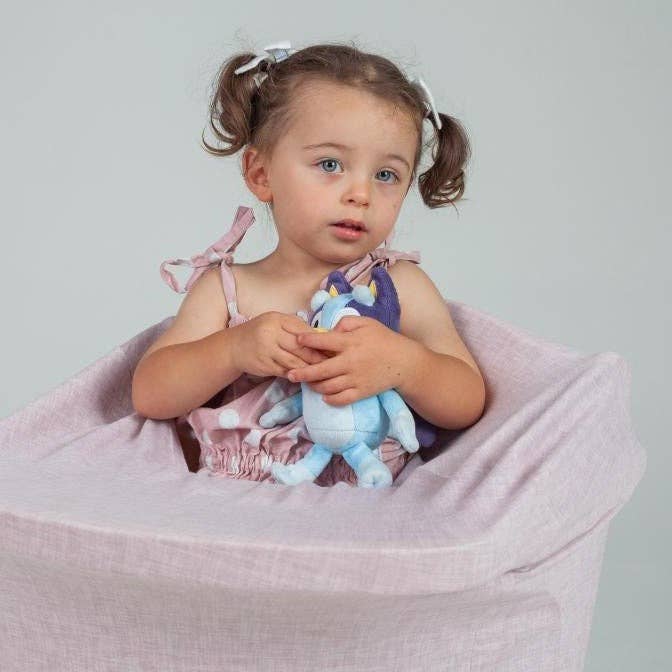 Multi-Use Nursing & Breastfeeding Cover - Pale Pink Linen