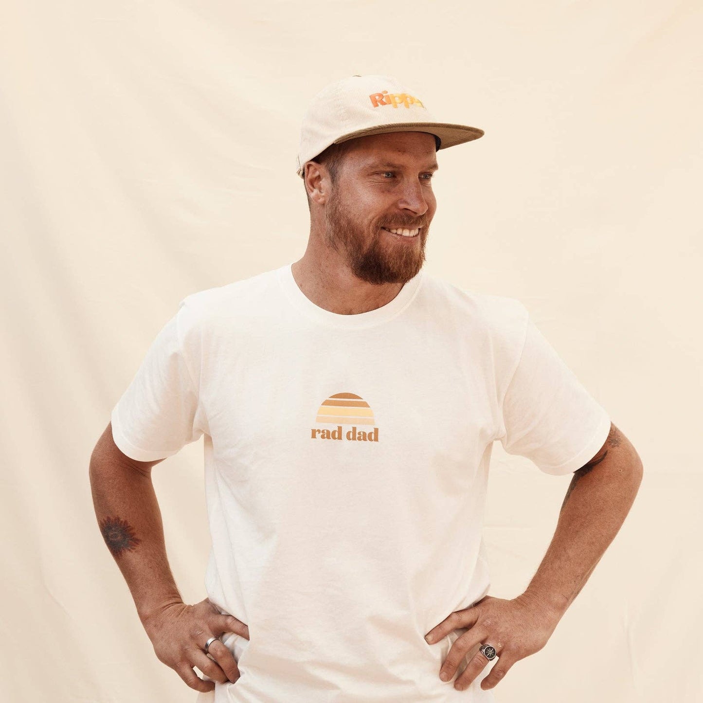 Rad Dad Classic Tee Organic Cotton - Natural