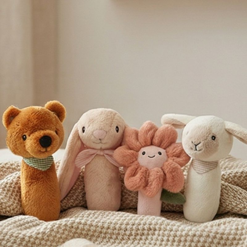 Baby Rattle - Lamb