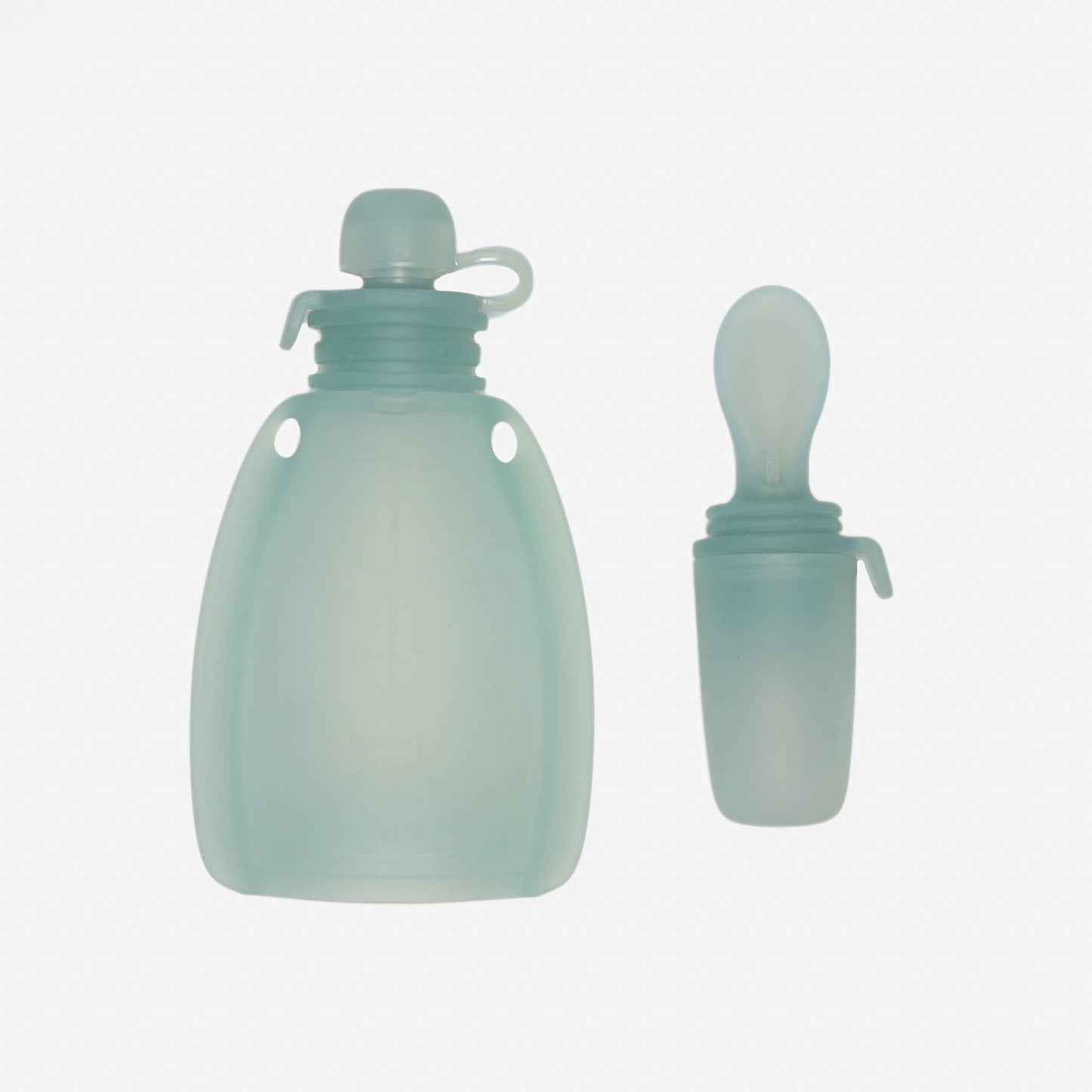 Reusable yoghurt and puree LFGB Silicone Pouch